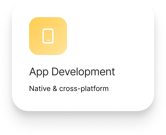 App development, native and cross-platform